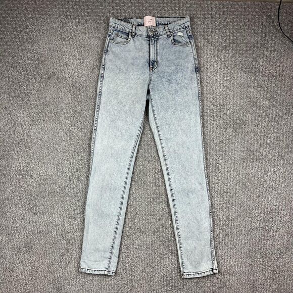 Revice Denim Jeans Womens 30 Light Wash High Rise Skinny Distressed Made USA - Picture 1 of 11